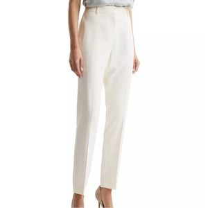 New REISS Ember Slim Leg Pants Size 4 US / 8 UK (Cream)
